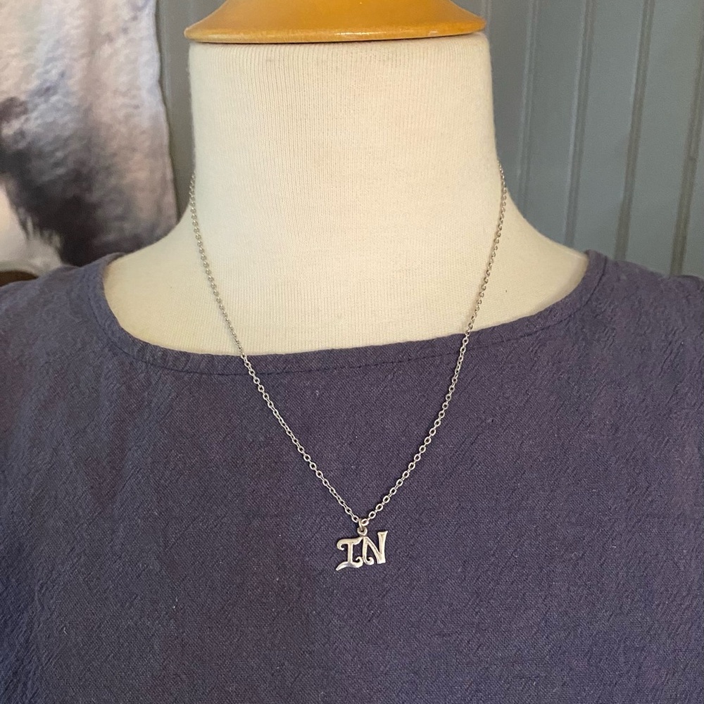 Stray Kids I.N. by L Doskow sterling silver pendant with stainless steel chain